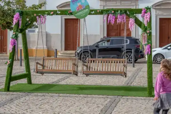 Baloiço Duplo Personalizado — aluguer para eventos em Portugal (fotografia 4)