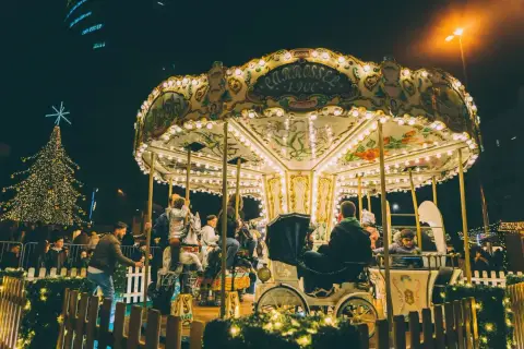Carrossel Clássico Vintage 1900 — aluguer para eventos em Portugal