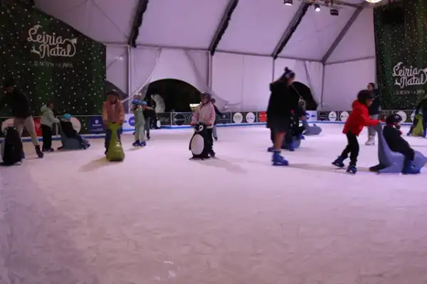 Pista de Gelo 20×10 m — aluguer para eventos em Portugal (fotografia 4)