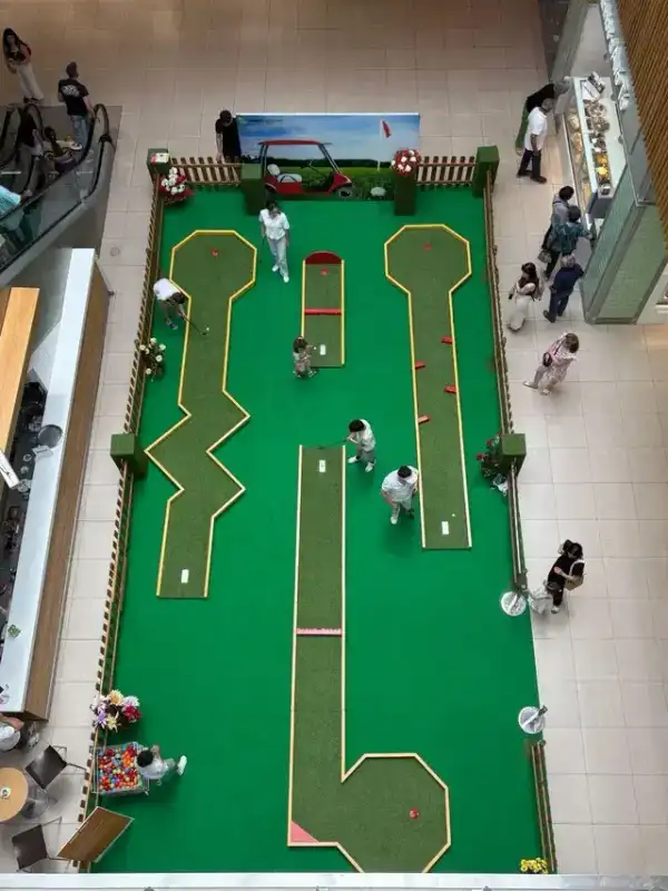Pista de Mini Golf — aluguer para eventos em Portugal (fotografia 4)